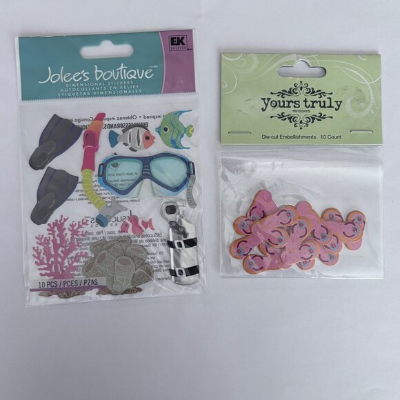 Beach Vacation Bundle of 6 Sticker Packs - Picture 2 of 6